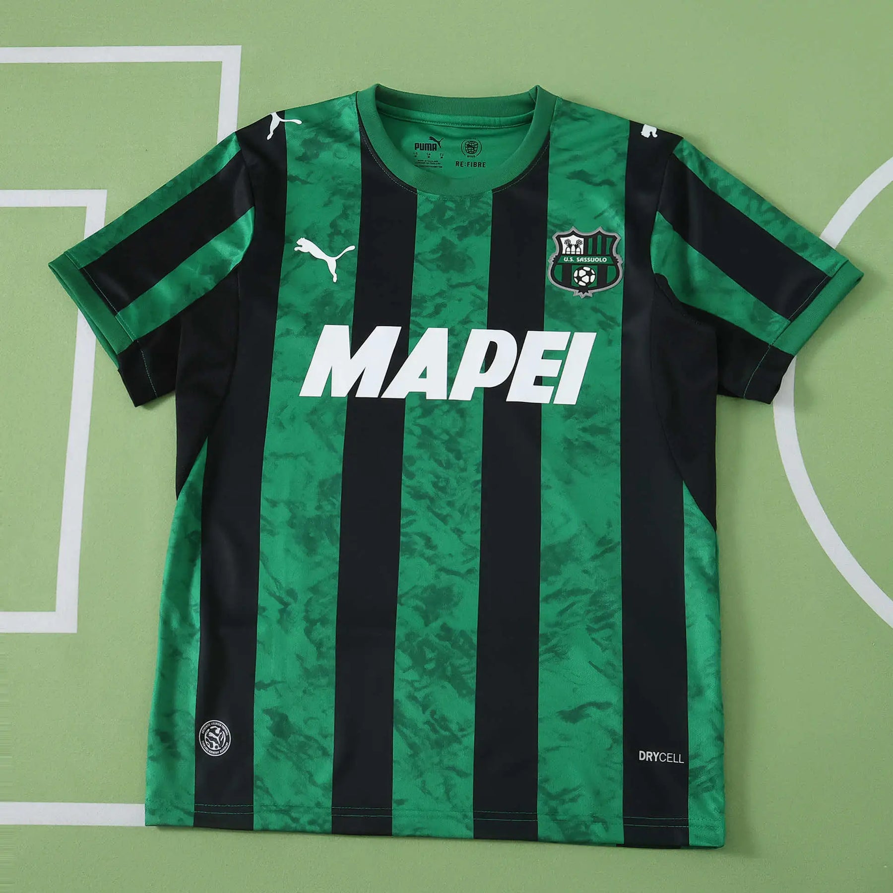 Maglia Sassuolo Home 26/27 Uomo Verde e Nero | Maglia da Calcio