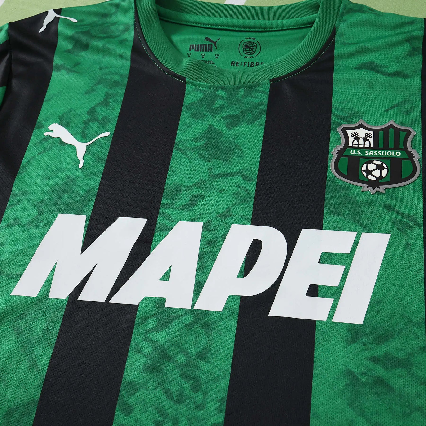 Maglia Sassuolo Home 26/27 Uomo Verde e Nero | Maglia da Calcio