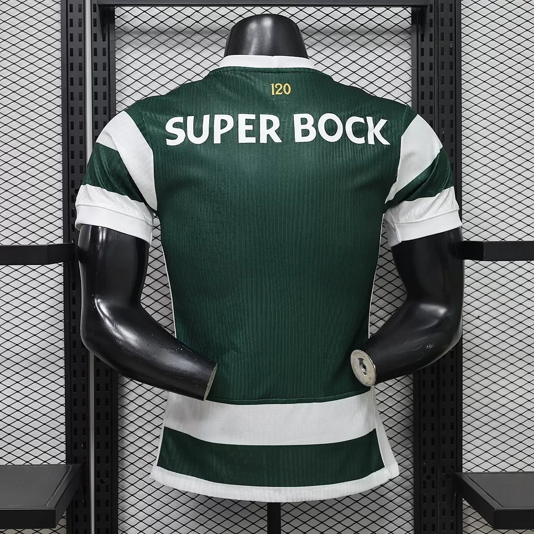 Maglia Sporting Home 26/27 Player Uomo Verde e Bianco | Maglia da Calcio