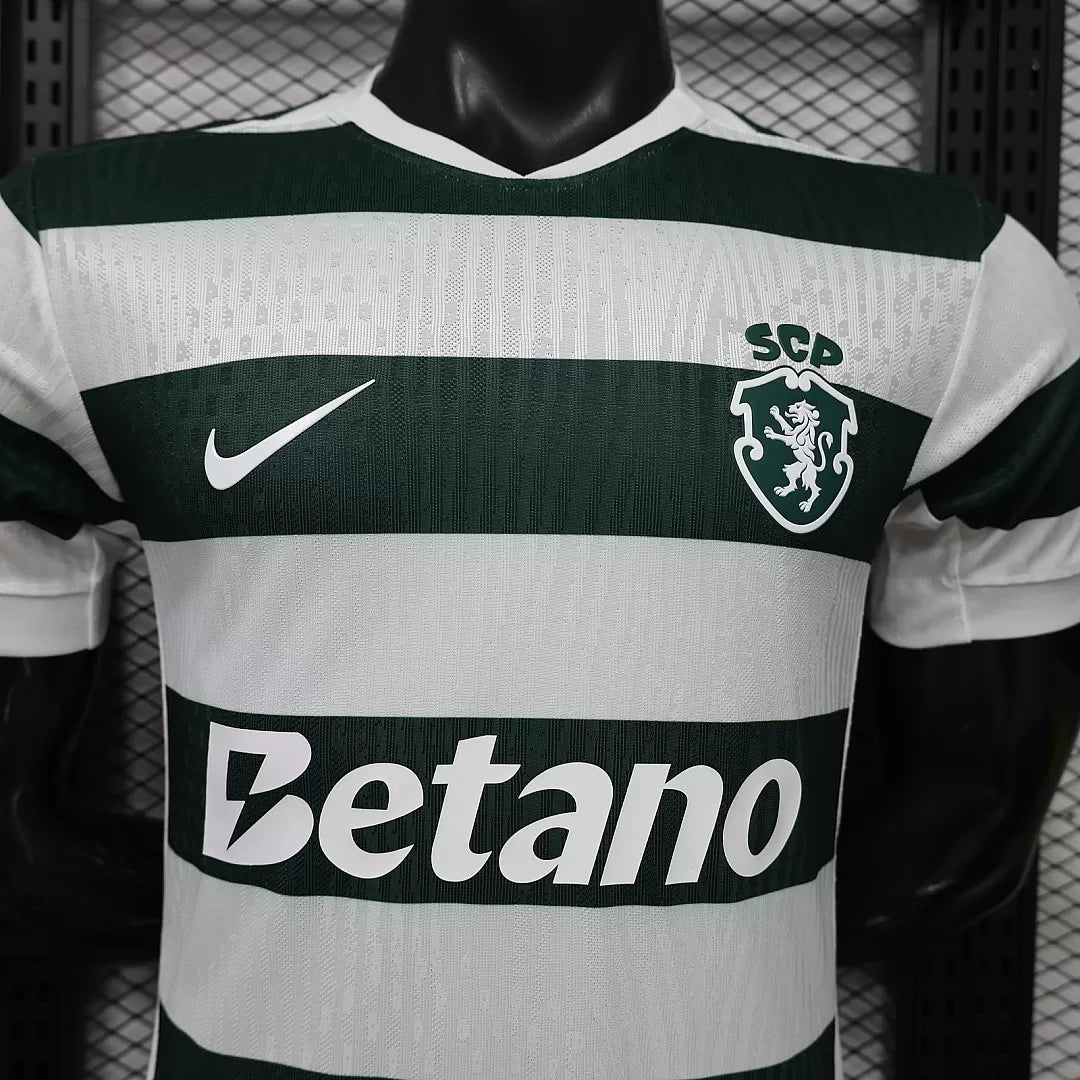 Maglia Sporting Home 26/27 Player Uomo Verde e Bianco | Maglia da Calcio
