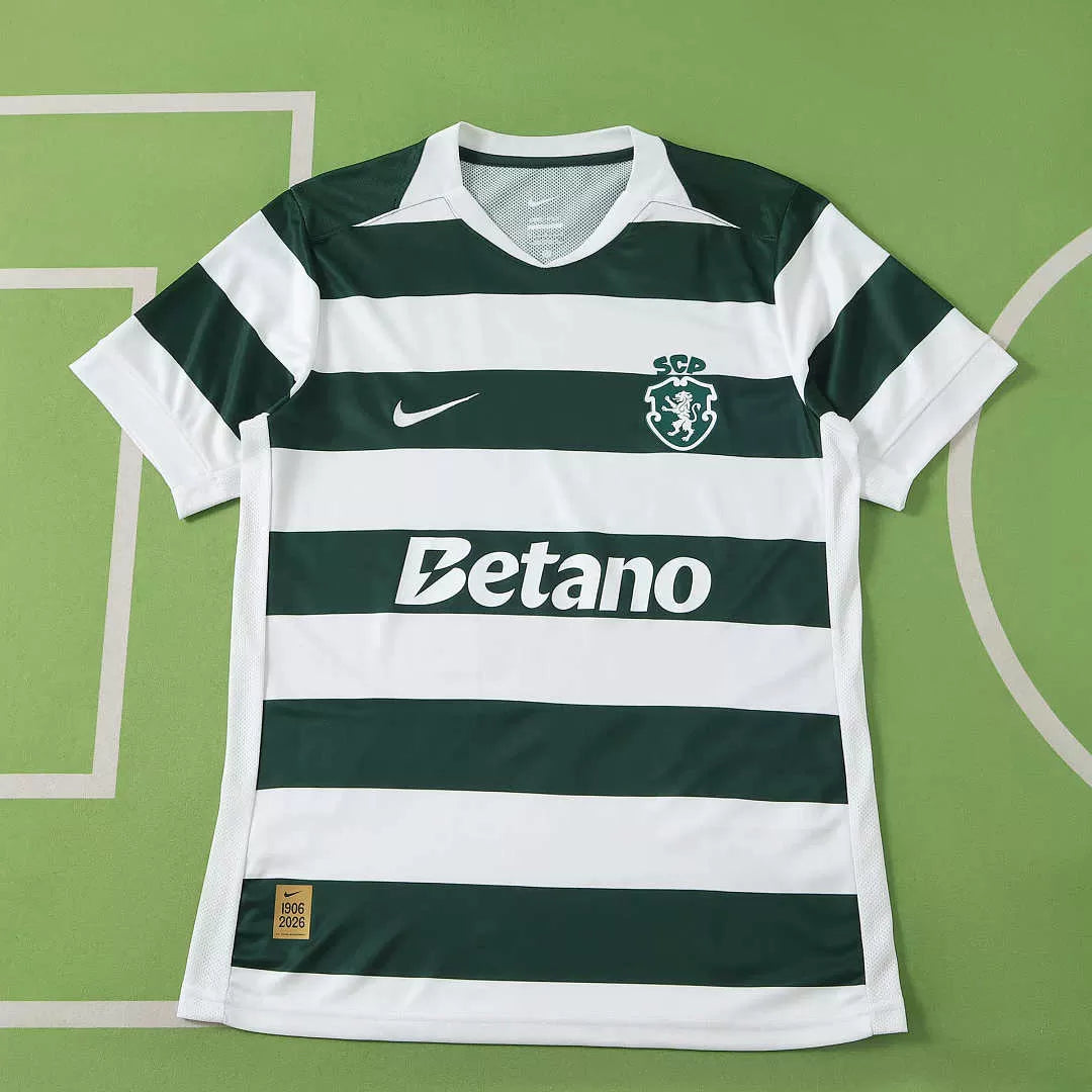 Maglia Sporting Home 26/27 Uomo Verde e Bianco | Maglia da Calcio