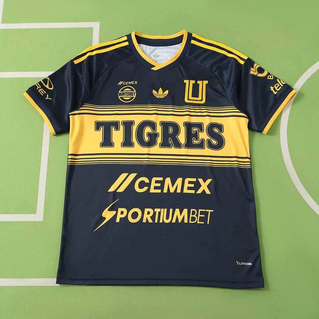 Maglia Tigres Away 26/27 Uomo Blu Navy e Oro | Maglia da Calcio