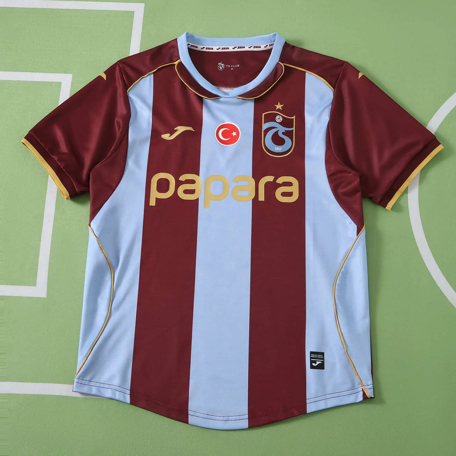 Maglia Trabzonspor Home 26/27 Uomo Bordeaux e Azzurro | Maglia da Calcio
