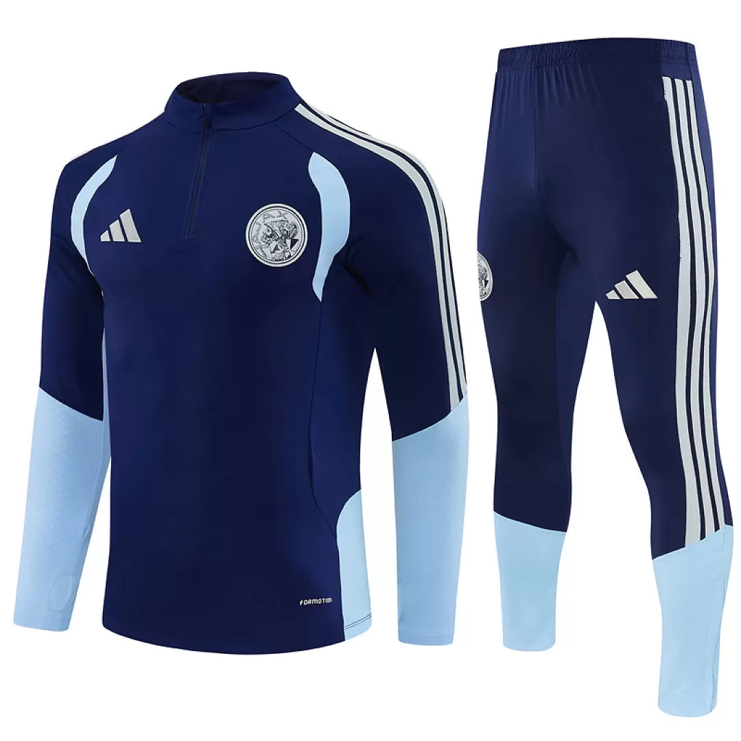 Tuta Ajax 26/27 Uomo Blu Navy e Azzurro | Maglia da Calcio
