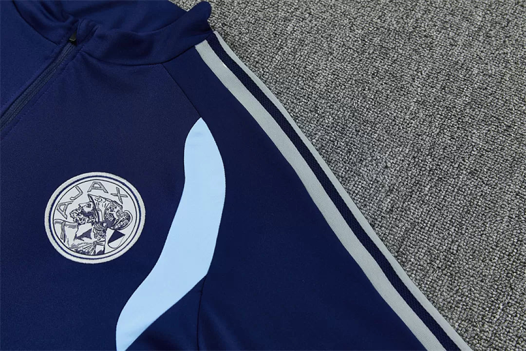 Tuta Ajax 26/27 Uomo Blu Navy e Azzurro | Maglia da Calcio