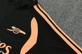Tuta Arsenal 26/27 Uomo Nero con dettagli Arancione | Maglia da Calcio