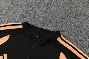 Tuta Arsenal 26/27 Uomo Nero con dettagli Arancione | Maglia da Calcio