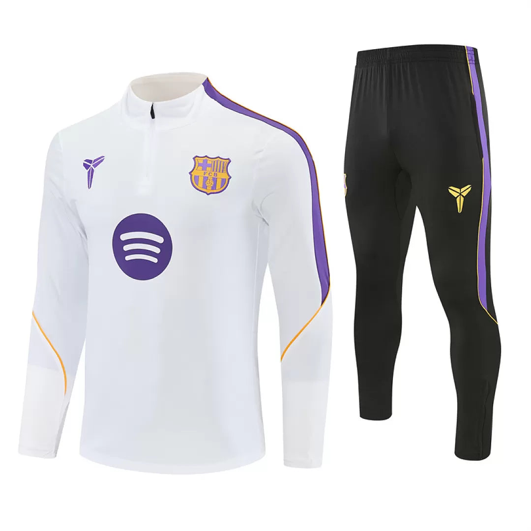 Tuta Barcelona 26/27 Uomo Bianco e Nero | Maglia da Calcio