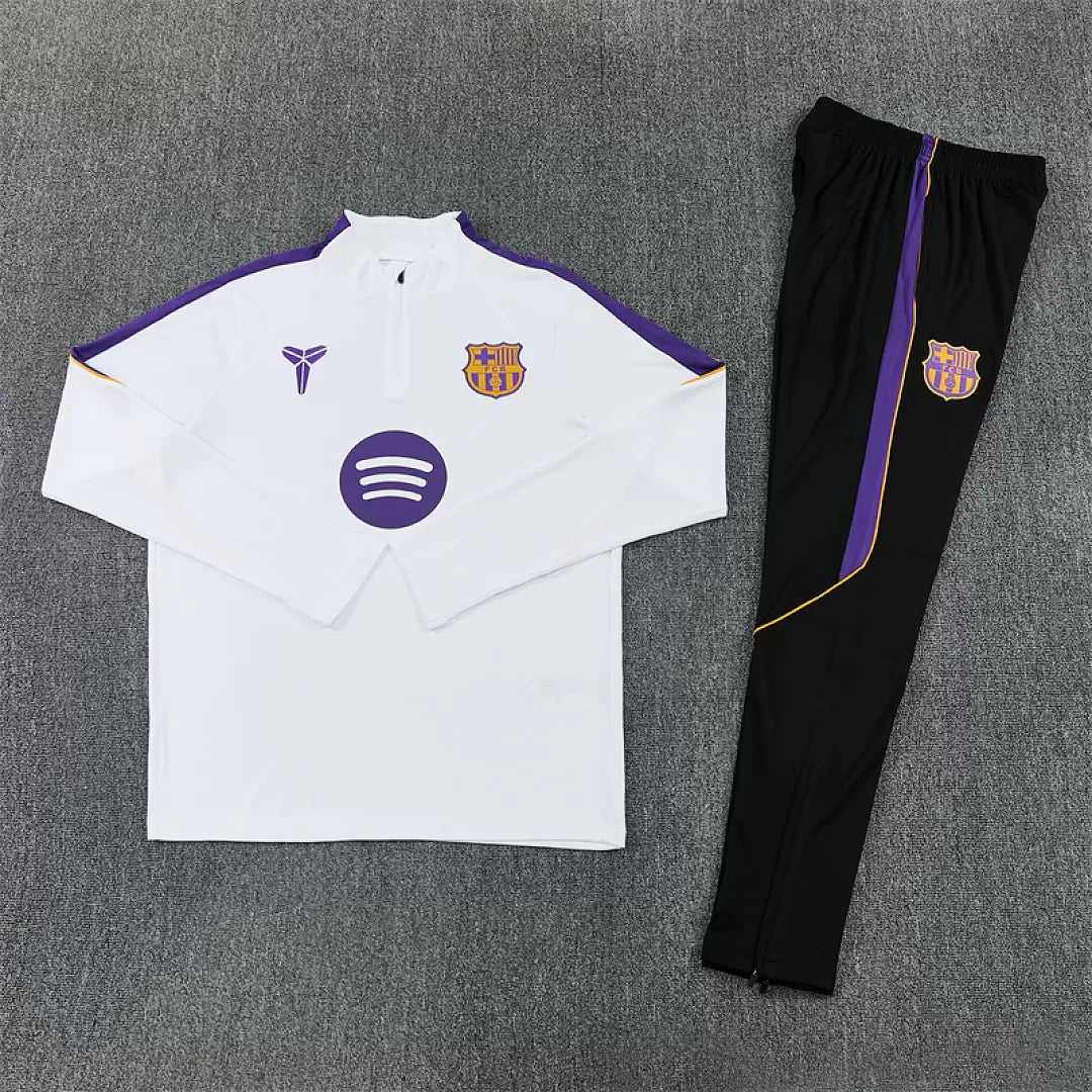 Tuta Barcelona 26/27 Uomo Bianco e Nero | Maglia da Calcio