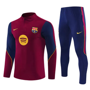Tuta Barcelona 26/27 Uomo Bordeaux e Blu Navy | Maglia da Calcio