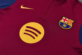 Tuta Barcelona 26/27 Uomo Bordeaux e Blu Navy | Maglia da Calcio