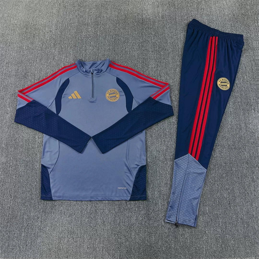 Tuta Bayern Munich 26/27 Uomo Grigio/Blu Navy | Maglia da Calcio