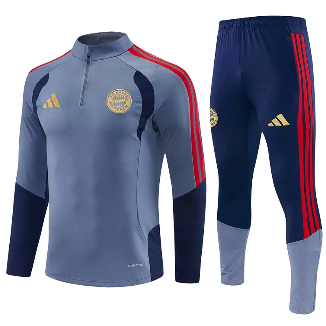 Tuta Bayern Munich 26/27 Uomo Grigio/Blu Navy | Maglia da Calcio