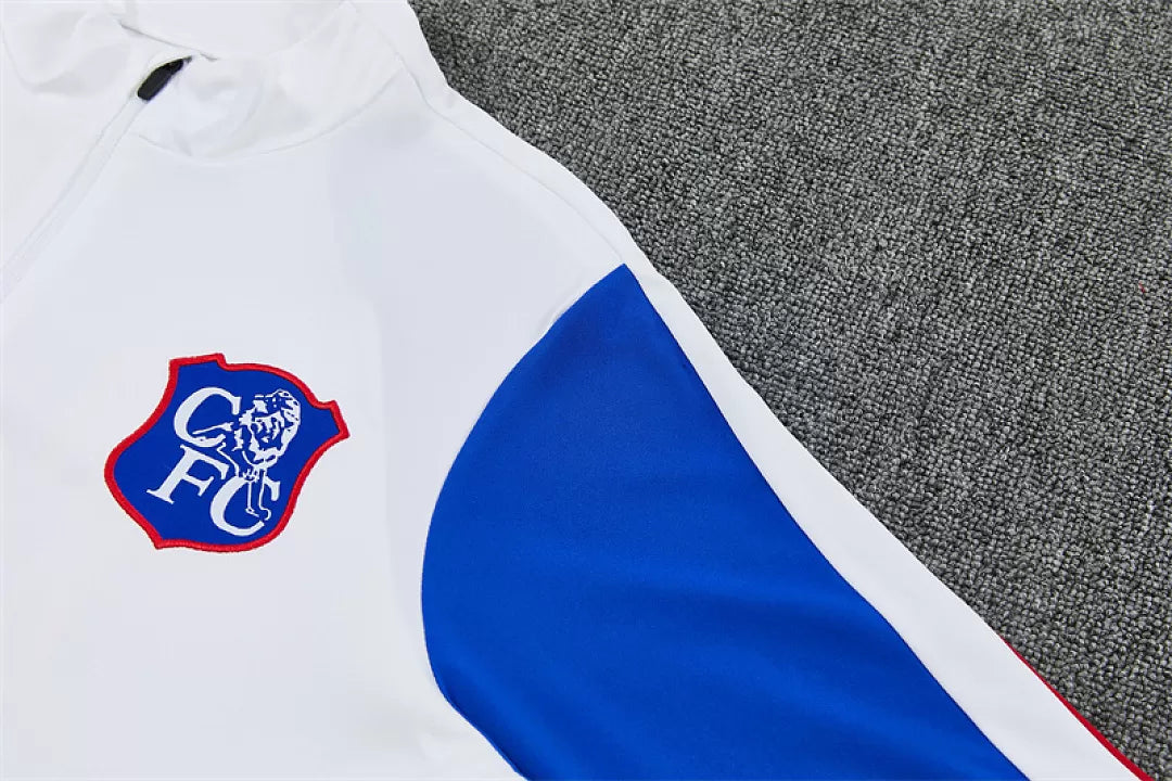 Tuta Chelsea 26/27 Uomo Bianco e Blu | Maglia da Calcio