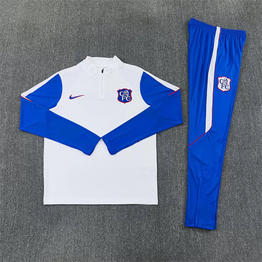 Tuta Chelsea 26/27 Uomo Bianco e Blu | Maglia da Calcio