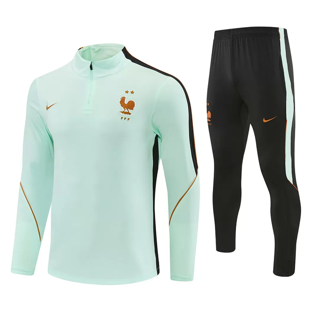 Tuta Francia 26/27 Uomo Verde Menta | Maglia da Calcio