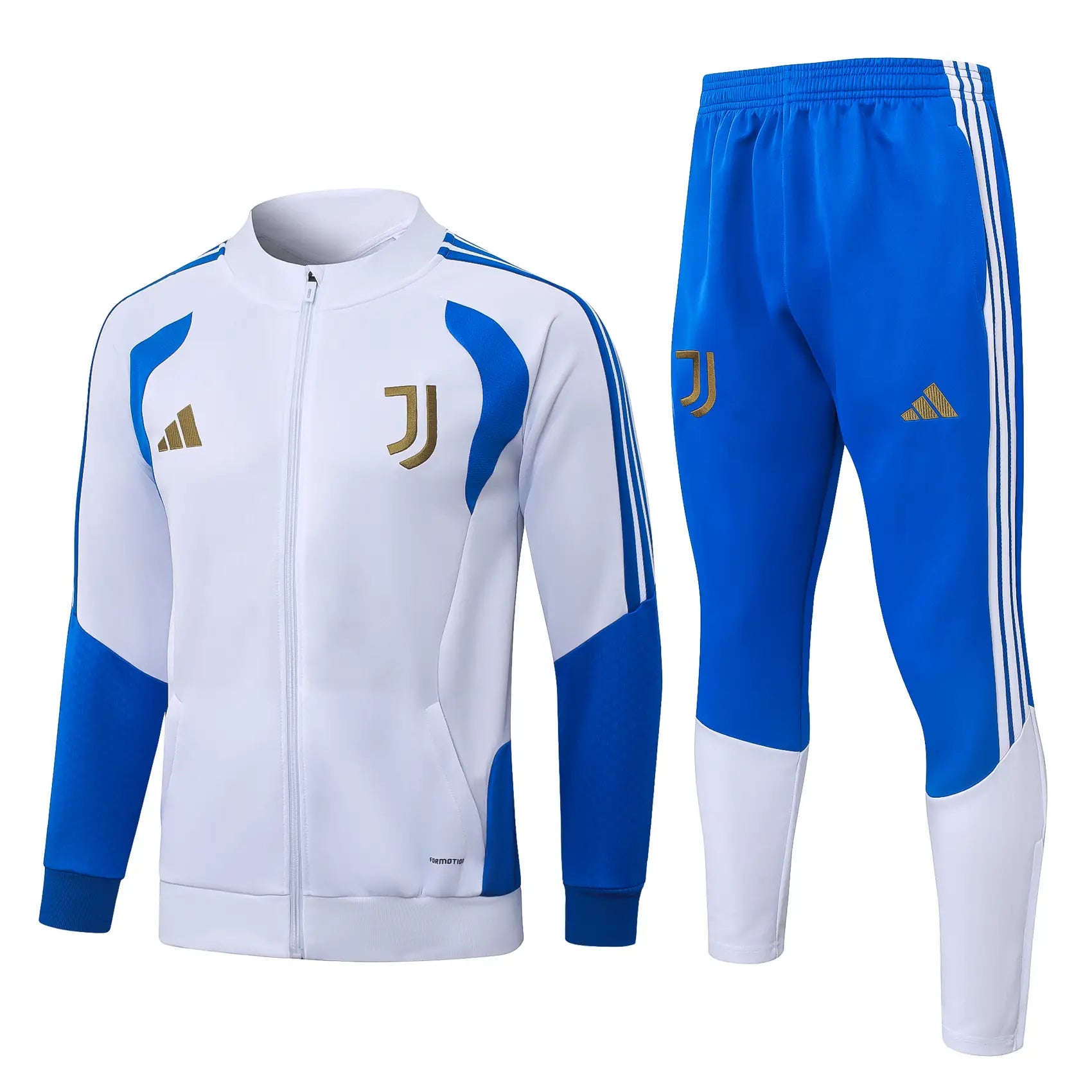 Tuta Full-zip 26/27 Uomo Bianco e Blu | Tuta da Calcio