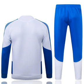 Tuta Full-zip 26/27 Uomo Bianco e Blu | Tuta da Calcio