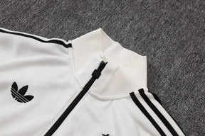 Tuta Full-zip 26/27 Uomo Bianco/Nero/Rosa | Tuta da Calcio