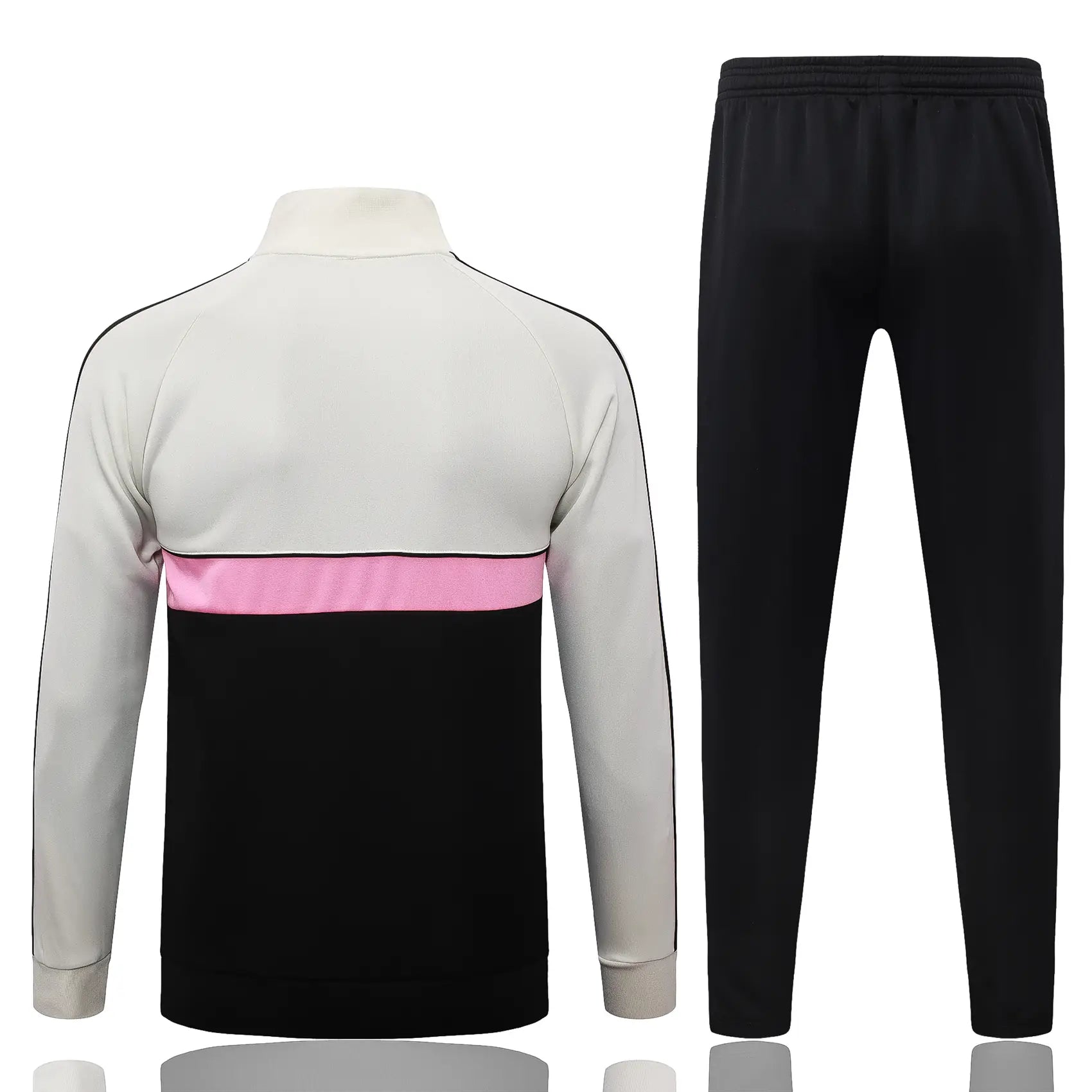 Tuta Full-zip 26/27 Uomo Bianco/Nero/Rosa | Tuta da Calcio