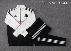 Tuta Full-zip 26/27 Uomo Bianco/Nero/Rosa | Tuta da Calcio