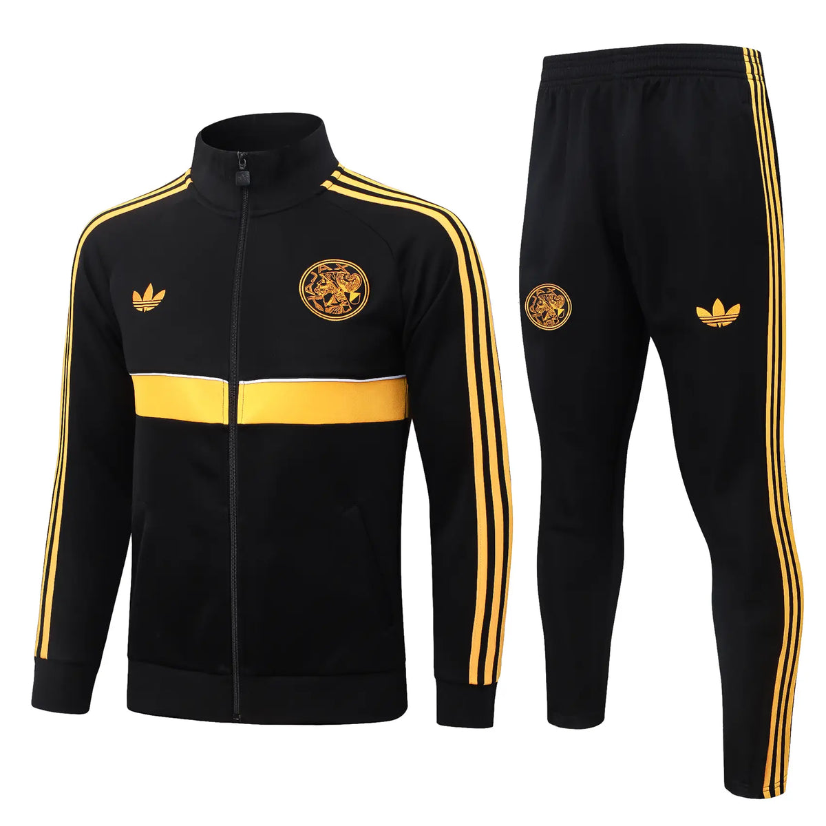 Tuta Full-zip Ajax 26/27 Uomo Nero | Tuta da Calcio