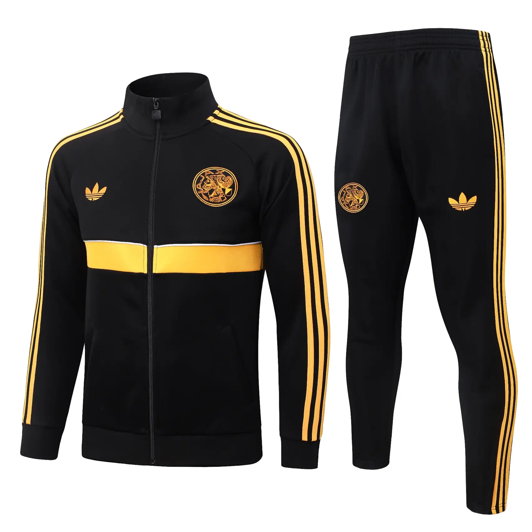 Tuta Full-zip Ajax 26/27 Uomo Nero | Tuta da Calcio