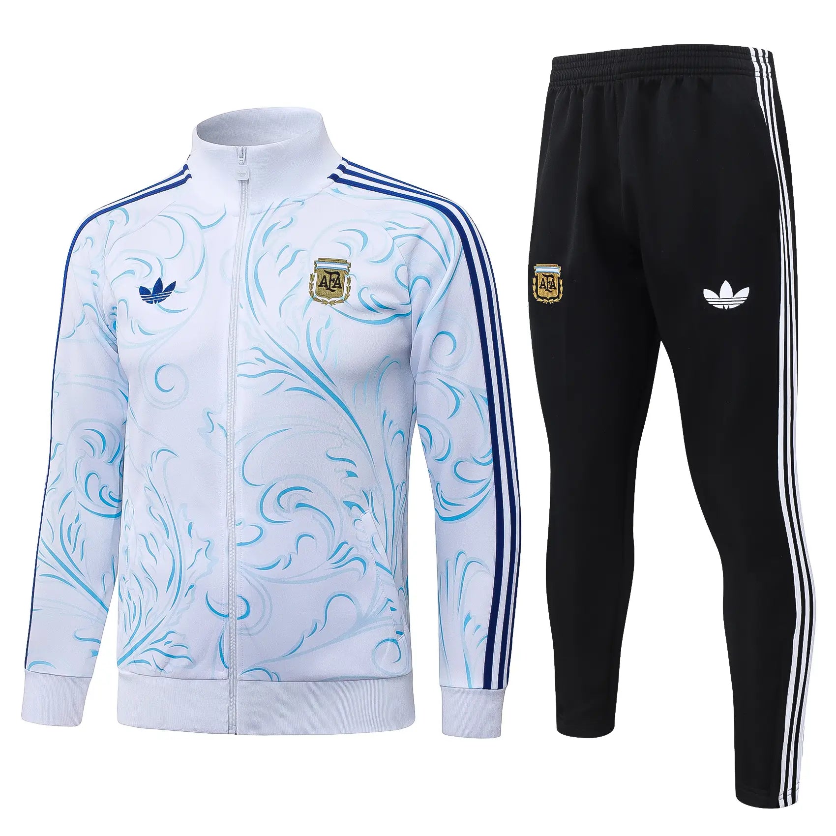 Tuta Full-zip Argentina 26/27 Uomo Bianco e Nero | Tuta da Calcio