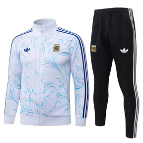 Tuta Full-zip Argentina 26/27 Uomo Bianco e Nero | Tuta da Calcio