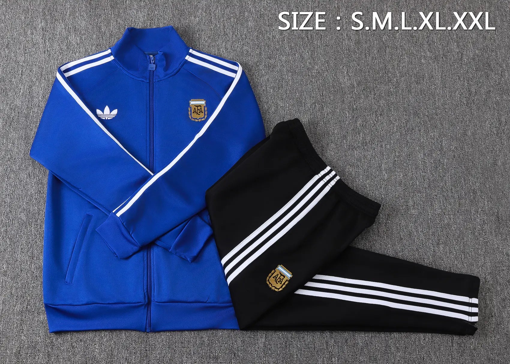Tuta Full-zip Argentina 26/27 Uomo Blu Royal | Tuta da Calcio