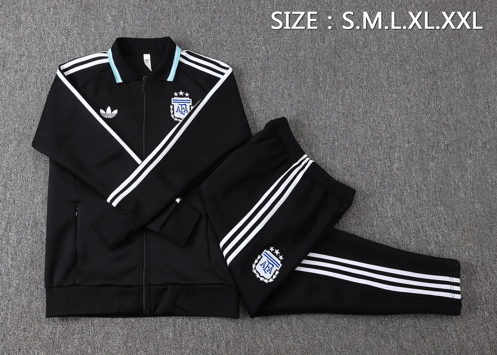 Tuta Full-zip Argentina 26/27 Uomo Nero | Tuta da Calcio