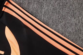 Tuta Full-zip Arsenal 26/27 Uomo Nero e Arancione | Tuta da Calcio