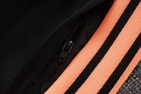 Tuta Full-zip Arsenal 26/27 Uomo Nero e Arancione | Tuta da Calcio