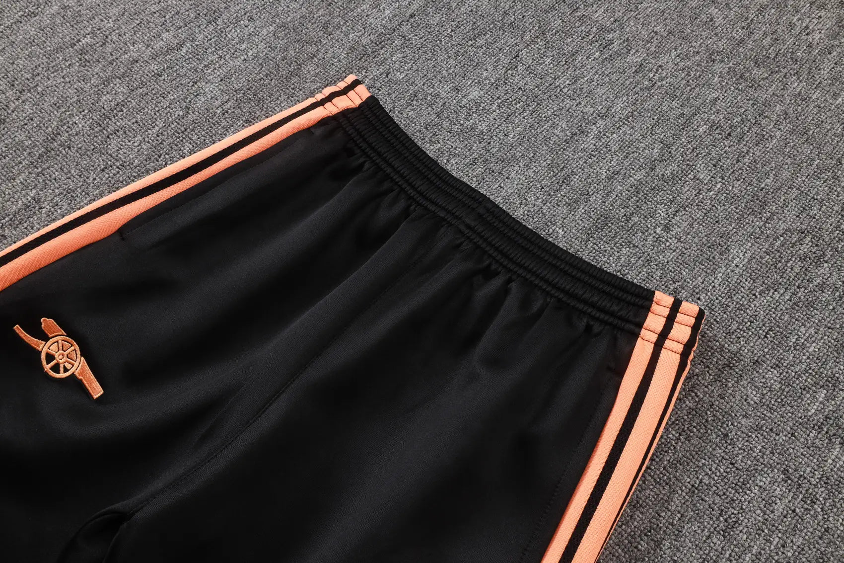 Tuta Full-zip Arsenal 26/27 Uomo Nero e Arancione | Tuta da Calcio
