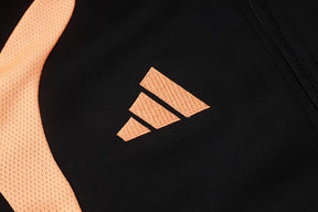 Tuta Full-zip Arsenal 26/27 Uomo Nero e Arancione | Tuta da Calcio