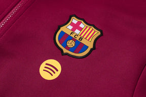 Tuta Full-zip Barcelona 26/27 Uomo Bordeaux e Blu Navy | Tuta da Calcio