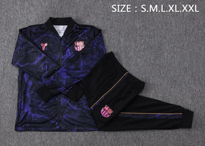 Tuta Full-zip Barcelona 26/27 Uomo Nero/Viola | Tuta da Calcio