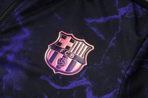Tuta Full-zip Barcelona 26/27 Uomo Nero/Viola | Tuta da Calcio
