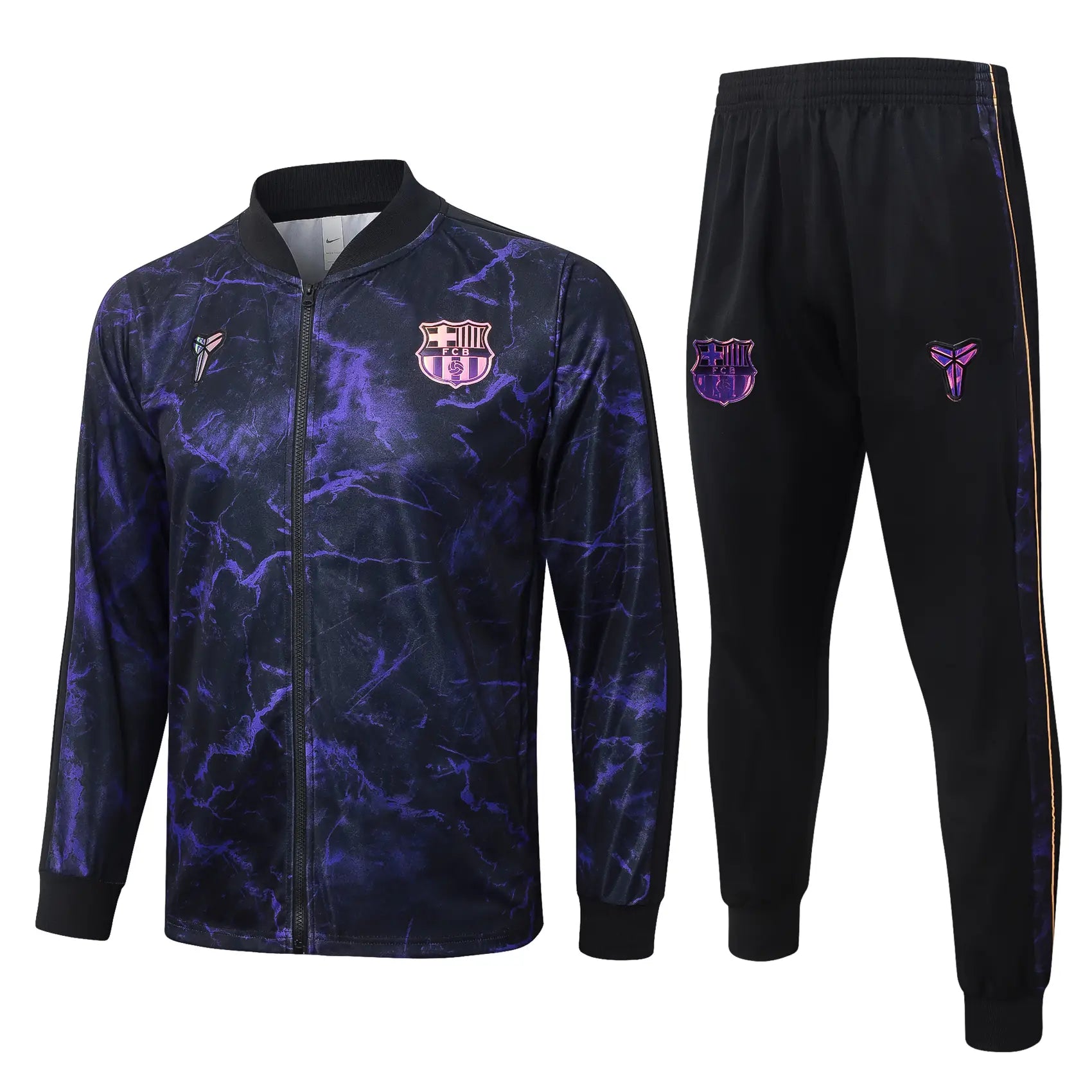 Tuta Full-zip Barcelona 26/27 Uomo Nero/Viola | Tuta da Calcio