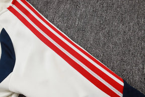 Tuta Full-zip Bayern Munich 26/27 Uomo Bianco e Blu Navy | Tuta da Calcio