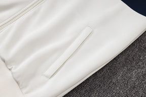 Tuta Full-zip Bayern Munich 26/27 Uomo Bianco e Blu Navy | Tuta da Calcio