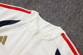 Tuta Full-zip Bayern Munich 26/27 Uomo Bianco e Blu Navy | Tuta da Calcio