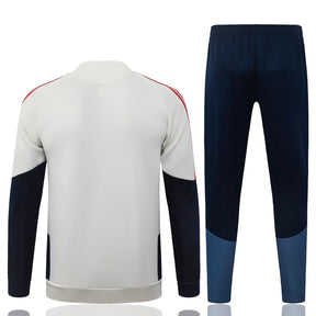 Tuta Full-zip Bayern Munich 26/27 Uomo Bianco e Blu Navy | Tuta da Calcio