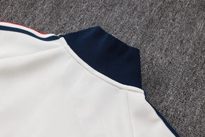 Tuta Full-zip Bayern Munich 26/27 Uomo Bianco e Blu Navy | Tuta da Calcio
