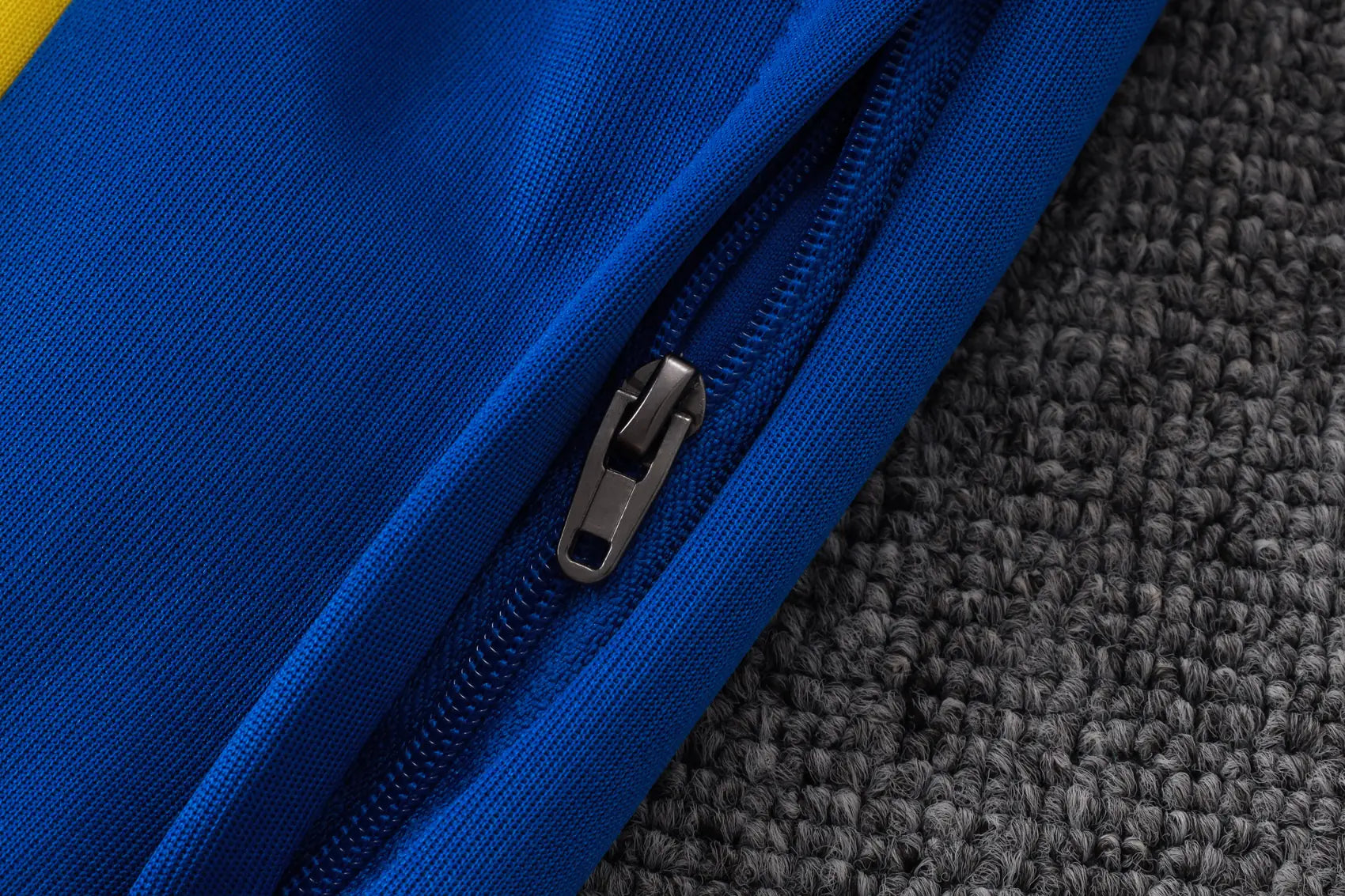 Tuta Full-zip Brasile 26/27 Uomo Blu Reale con inserti Gialli | Tuta da Calcio