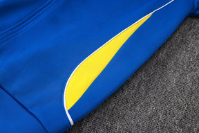 Tuta Full-zip Brasile 26/27 Uomo Blu Reale con inserti Gialli | Tuta da Calcio
