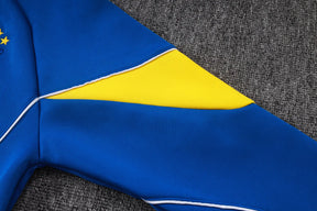 Tuta Full-zip Brasile 26/27 Uomo Blu Reale con inserti Gialli | Tuta da Calcio