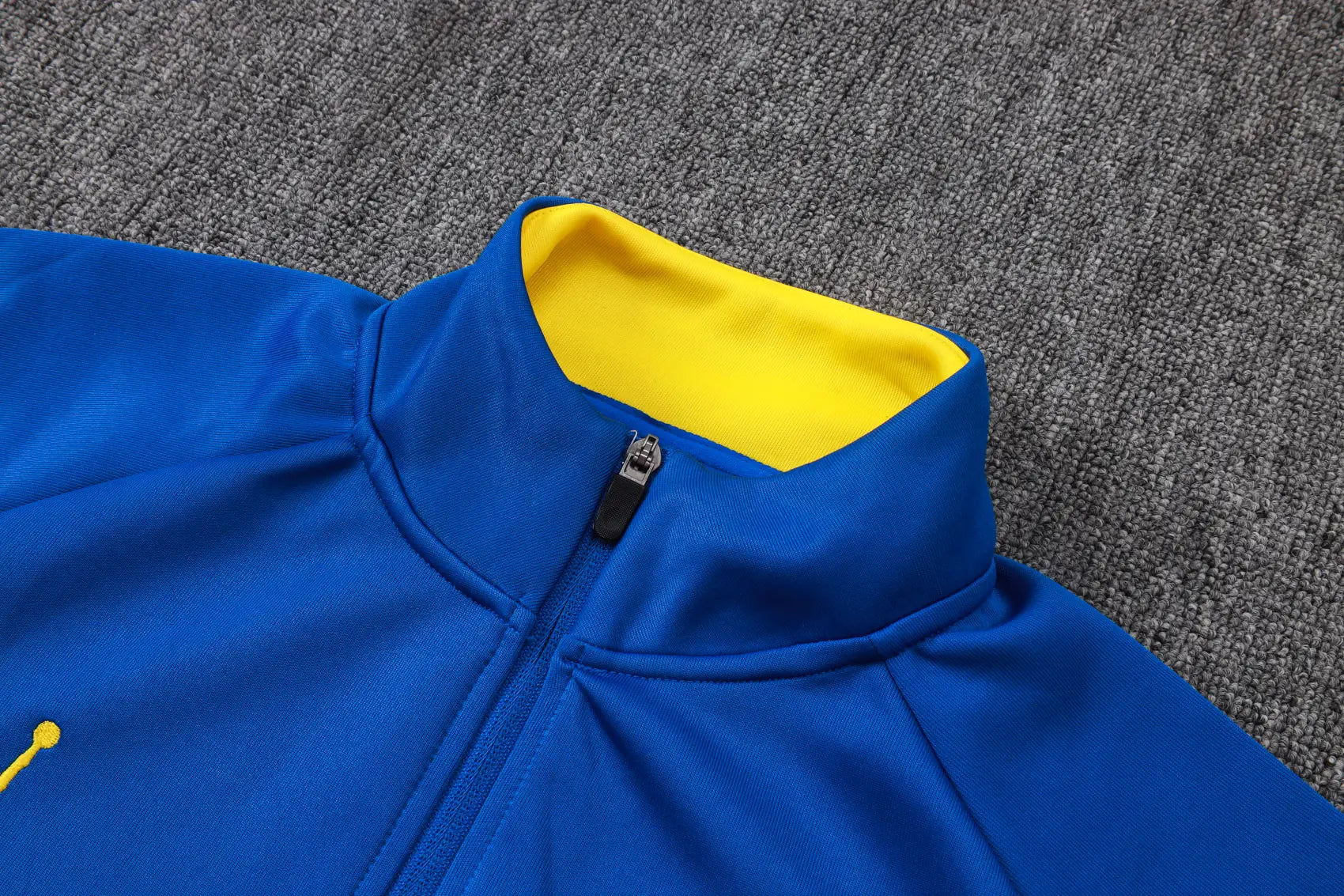 Tuta Full-zip Brasile 26/27 Uomo Blu Reale con inserti Gialli | Tuta da Calcio
