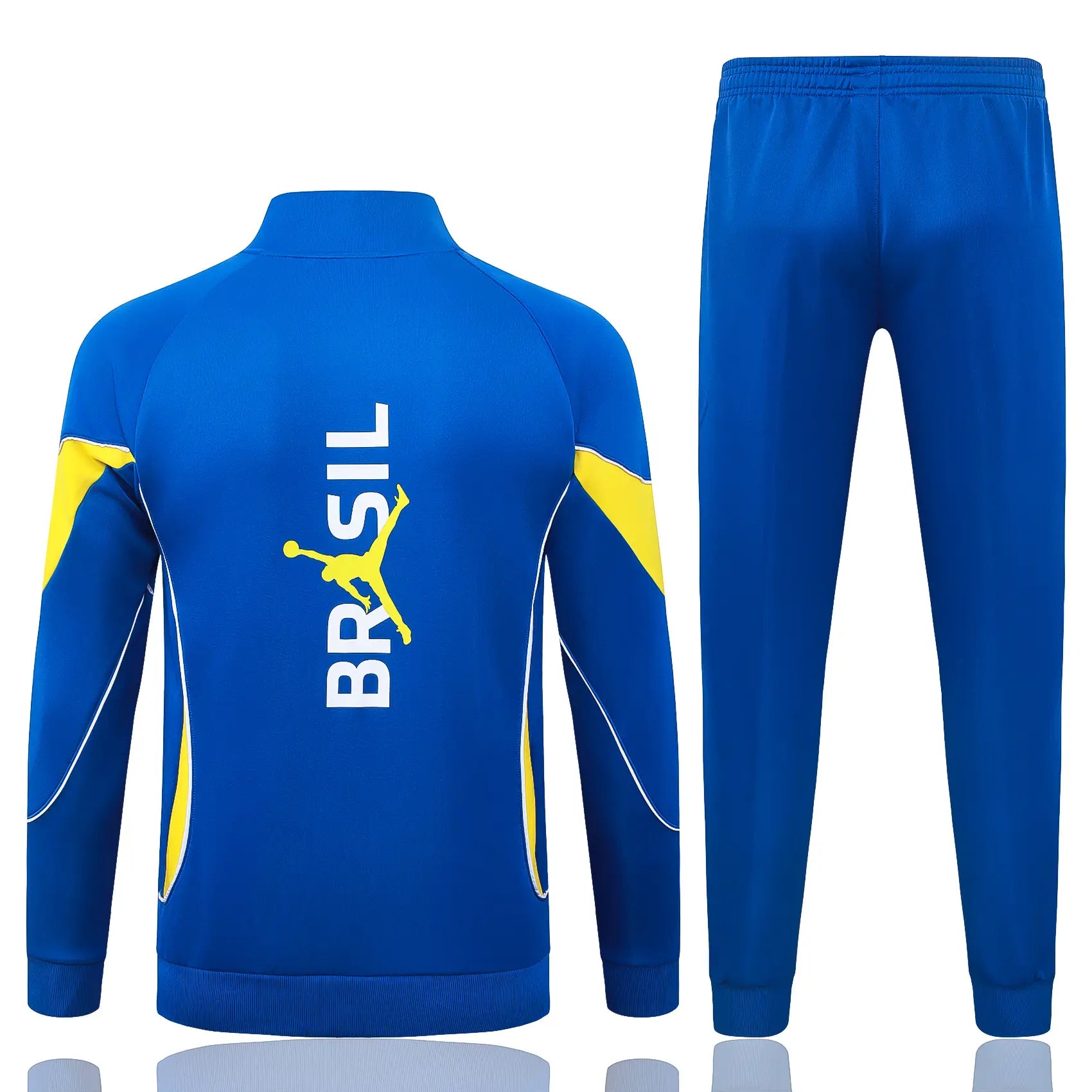 Tuta Full-zip Brasile 26/27 Uomo Blu Reale con inserti Gialli | Tuta da Calcio