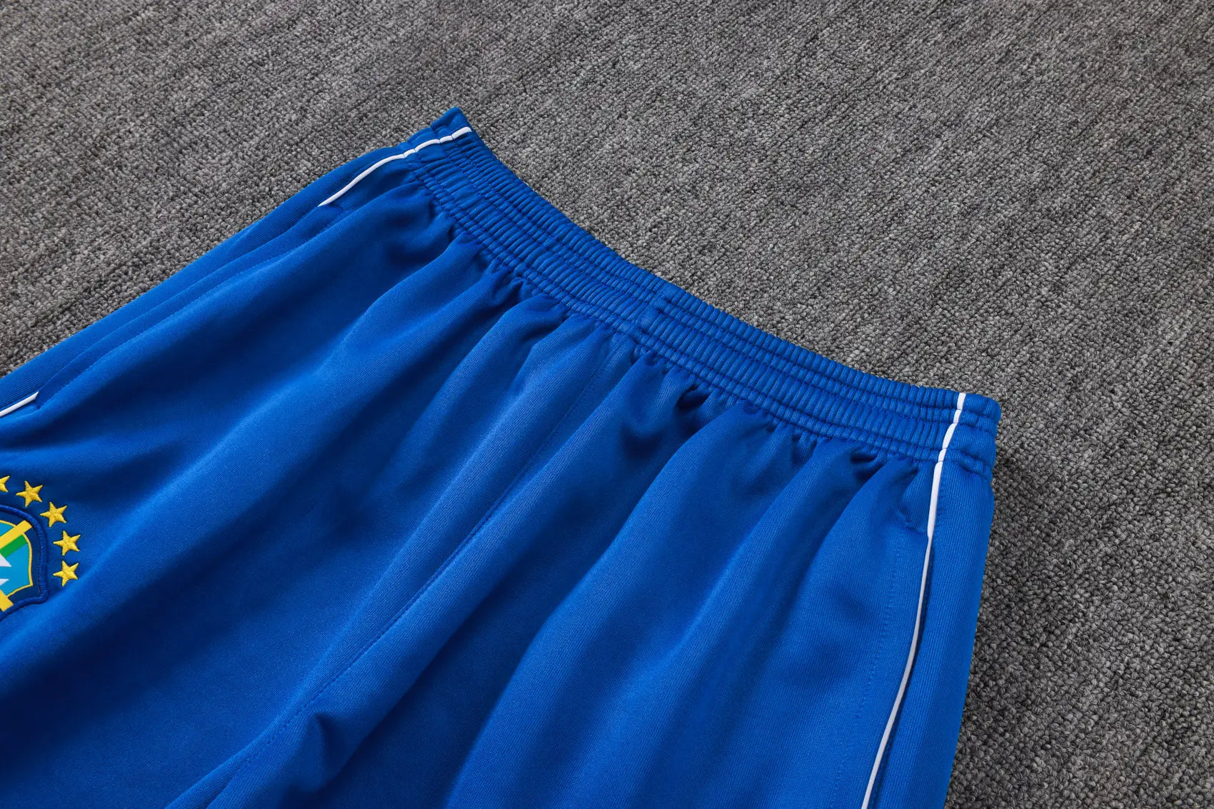 Tuta Full-zip Brasile 26/27 Uomo Blu Reale con inserti Gialli | Tuta da Calcio